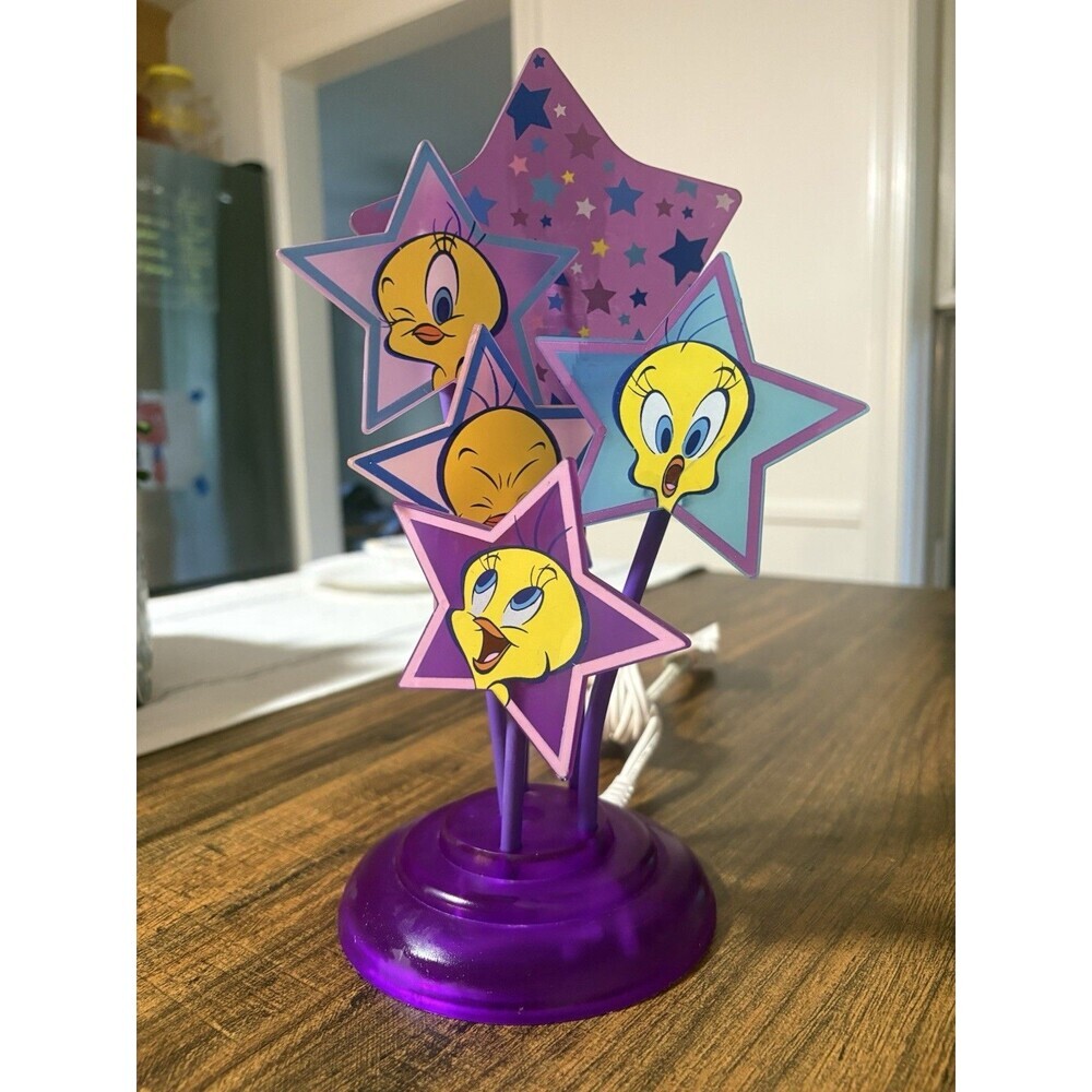 Tweety Bird Star Accent Lamp Night Light Warner Bros Looney Tunes Parts Repair